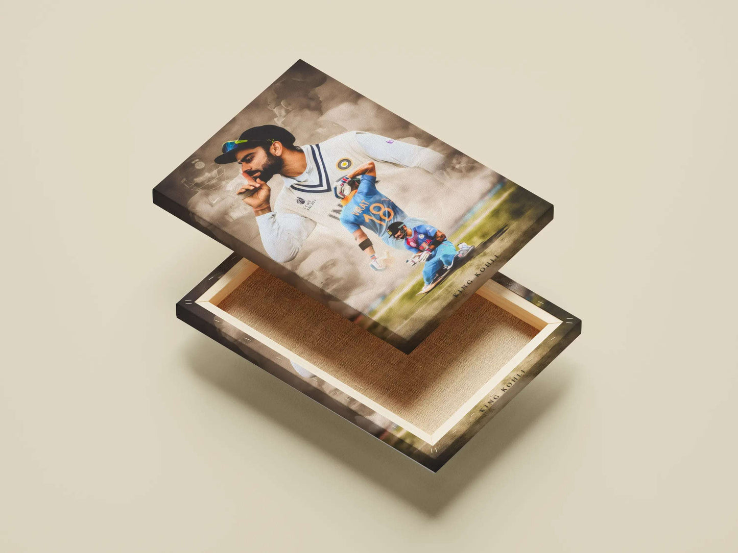 King Kohli Poster – Virat Kohli Cricket Tribute Wall Art