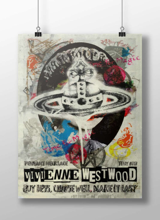 Vivienne Westwood Main Subject: Vivienne Westwood Matte BoizzBoard rigid print — Art wall art India | PosterBoizz