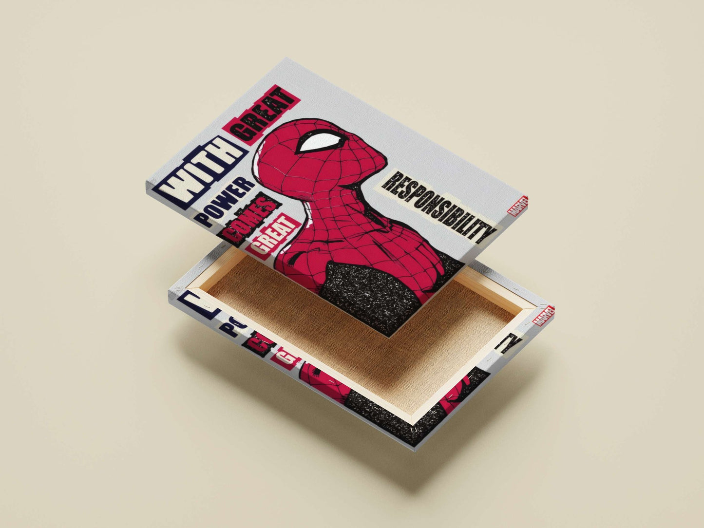 Spider-Man (Marvel) Main Subject: Spider-Man (Marvel) Canvas wall art — Superhero wall art India | PosterBoizz