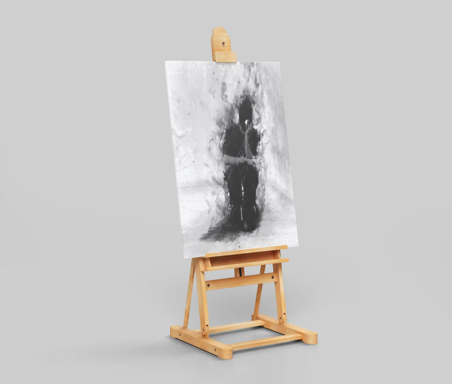 Voidface – Monochrome Abstract Skull Poster | Dark Minimalist Art Print