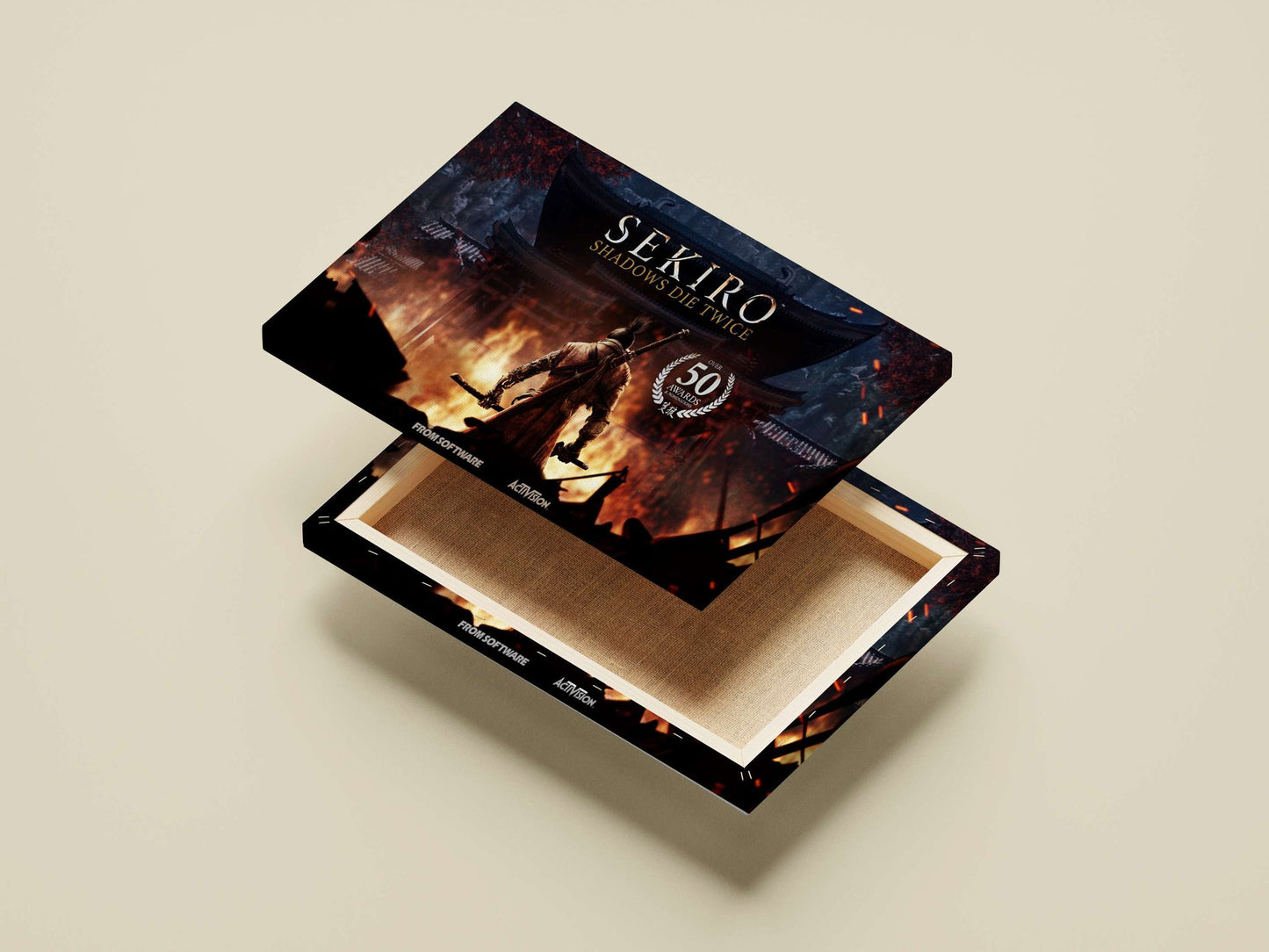 Sekiro: Shadows Die Twice Main Subject: Sekiro: Shadows Die Twice Canvas wall art — Gaming wall art India | PosterBoizz