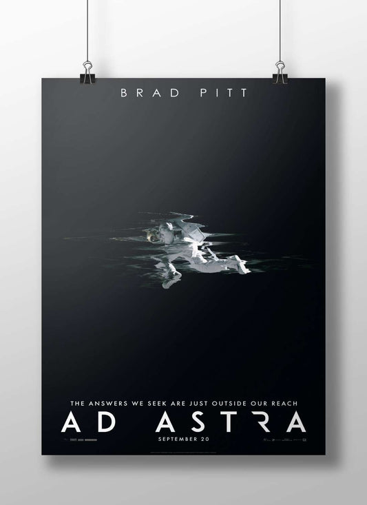 Ad Astra - Deep Space Noir Poster