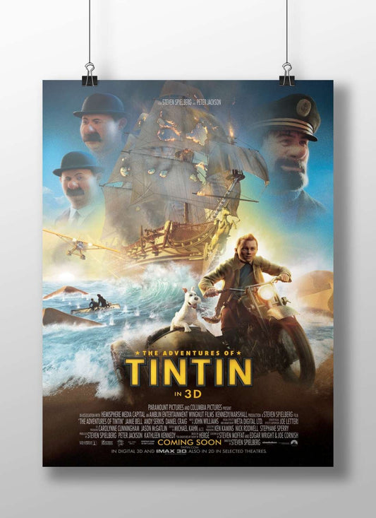 The Adventures Of Tintin - Mystery In The Red Sea Poster