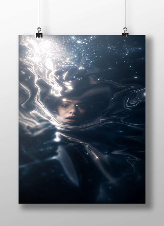 Unidentified Abstract Figure Independent Art Project Modern Digital Matte BoizzBoard rigid print — Art wall art India |