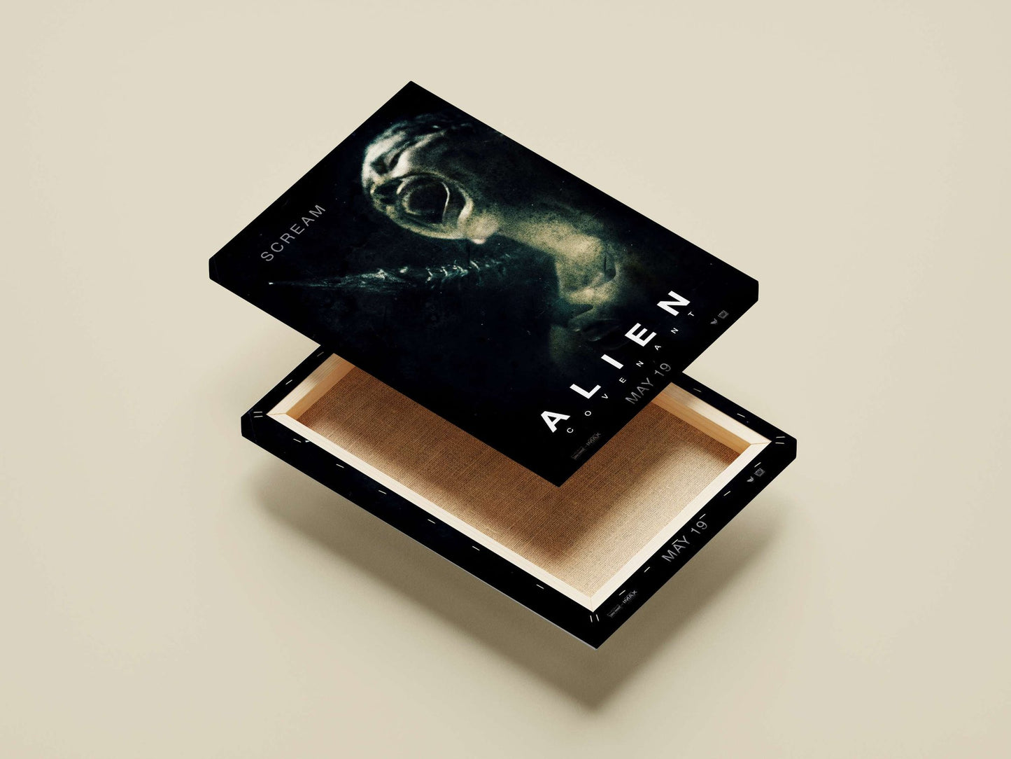 Alien: Covenant (film in the Alien franchise) Aliens - Covenant Noir Poster