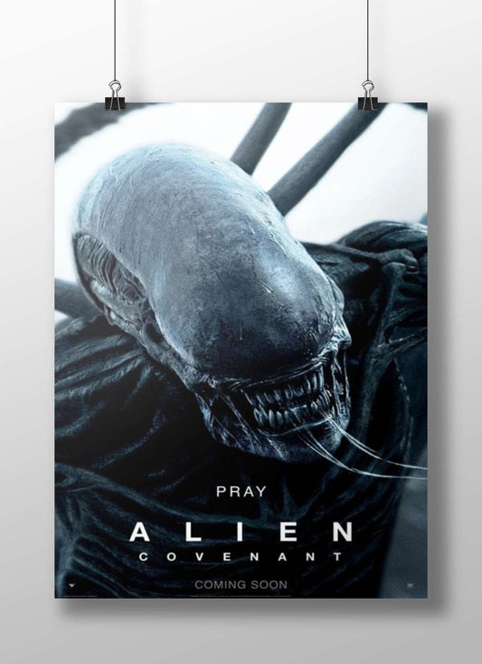 Xenomorph (from the Alien franchise) Aliens - Classic Noir Poster
