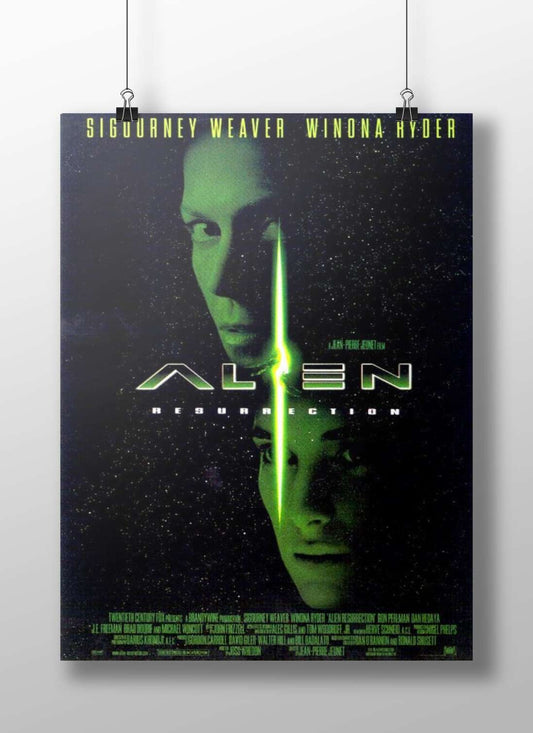 Alien: Resurrection (the movie, confirmed by the visible title and Tesseract OCR’s reference to "ALIEN"
