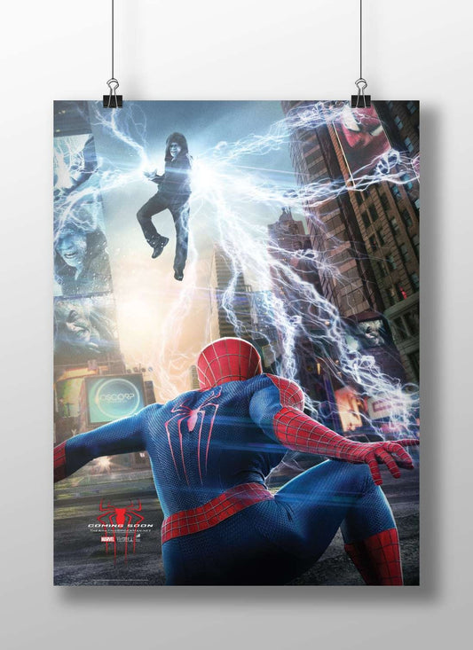Spider-Man (Peter Parker) and Electro (Max Dillon) from The Amazing Spider-Man franchise (2012 film) [Spider-Man
