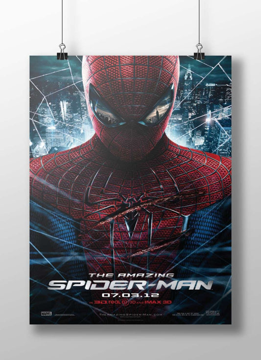 Spider-Man (the superhero character from Marvel's *The Amazing Spider-Man* film, 2012, confirmed by the Tesseract