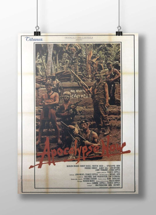 *Apocalypse Now* (1979), directed by Francis Ford Coppola and starring Marlon Brando, Robert Duvall, and