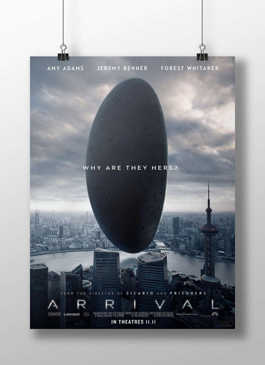 Arrival (the science fiction movie) Dr. Banks Arrival - Sci-Fi Masterpiece Poster