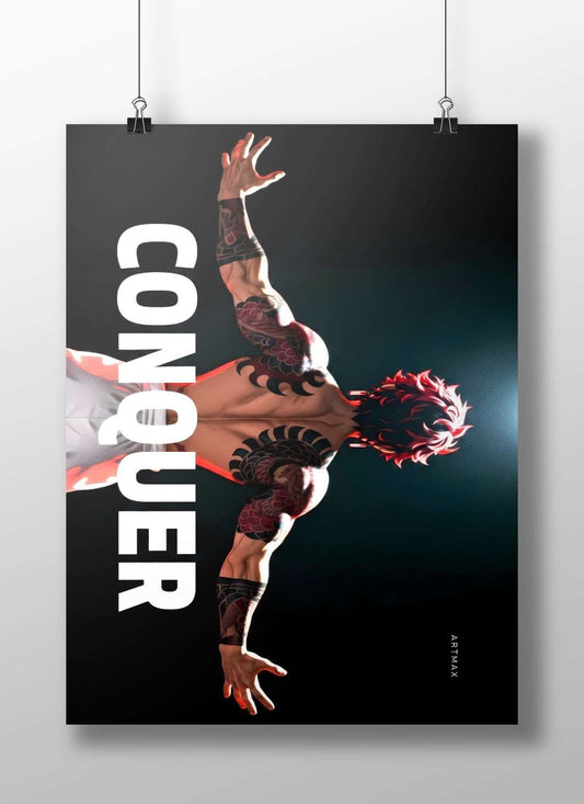 Goku (Dragon Ball franchise) Main Subject: Goku (Dragon Ball franchise) Matte BoizzBoard rigid print — Anime wall art India