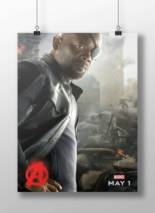 Nick Fury, Marvel's Avengers franchise. Nick Fury - Strategic Command Poster
