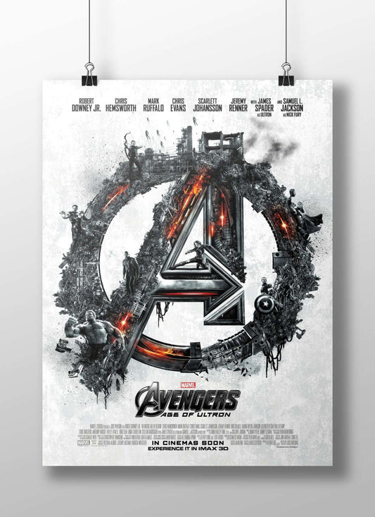Avengers: Age of Ultron (Marvel Cinematic Universe movie) Vision - Infinity Gauntlet Poster