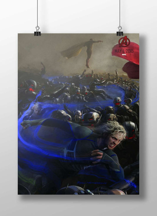 Marvel's Avengers franchise (specifically the battle scene from Avengers: Age of Ultron featuring Captain America,