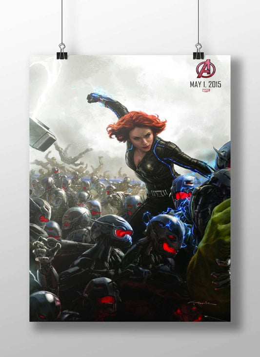 Natasha Romanoff (Black Widow) from Marvel's Avengers franchise Black Widow - Avenger'S Spirit Poster