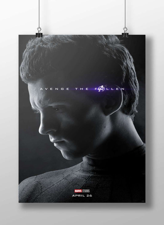 Peter Parker (Spider-Man) from Marvel Cinematic Universe Spider-Man - Noir Icon Poster