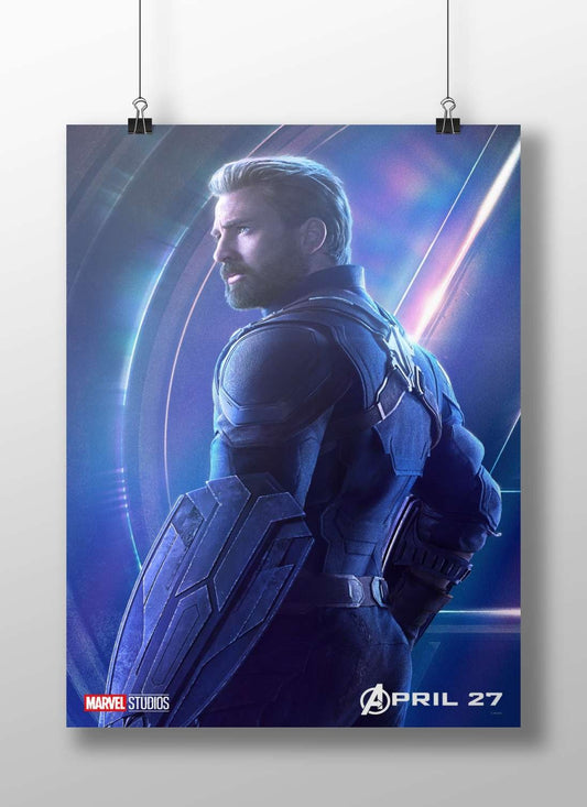 Steve Rogers (Captain America) from Marvel's Avengers franchise Captain America - Timeless Hero Poster