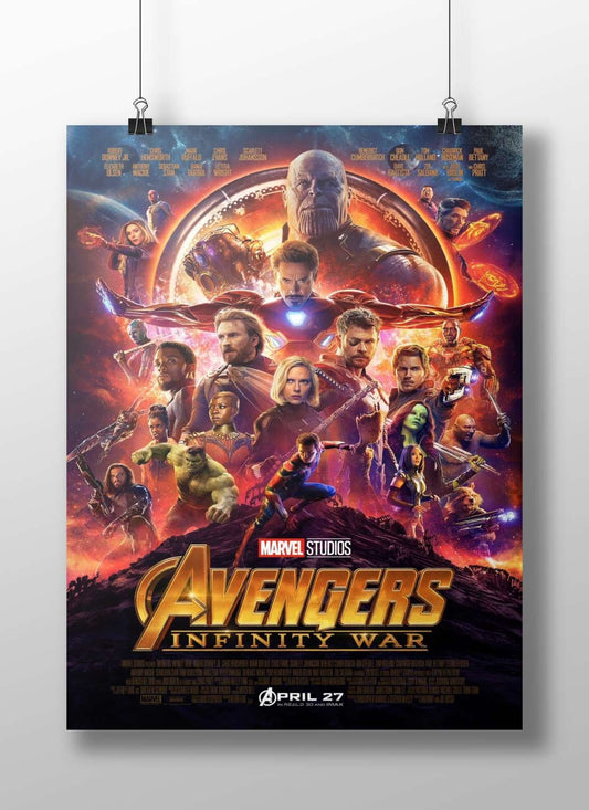 Avengers: Infinity War (Marvel Studios film) Thanos - Infinity Stones Poster