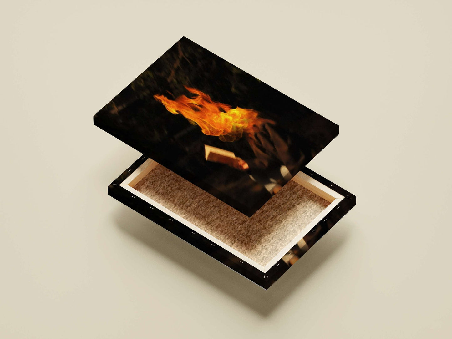 Agni (Hindu fire god) Agni - Flaming Heart Poster