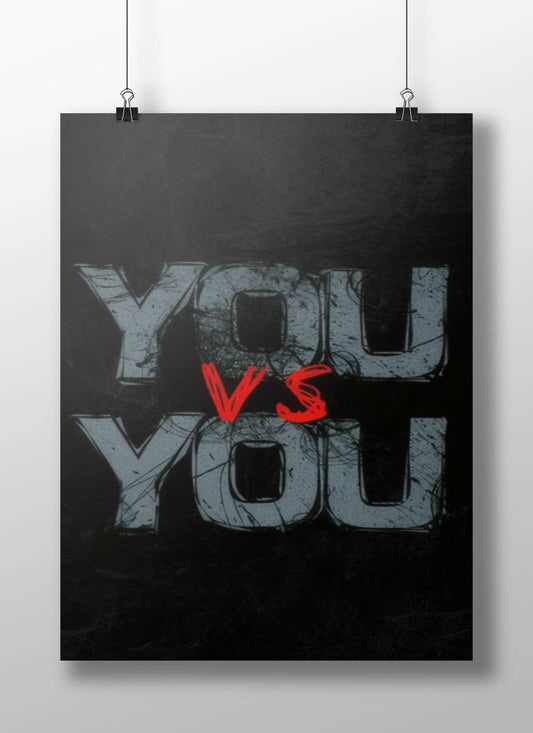 You Vs You - Street Fighter Iconic Poster
