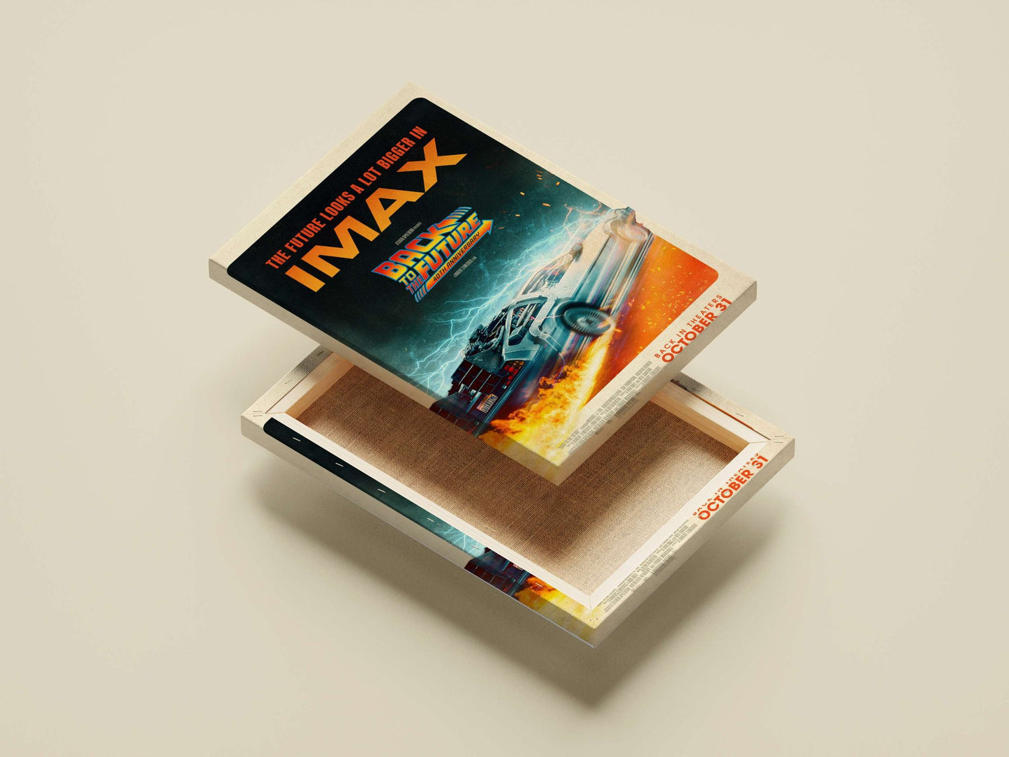 Back to the Future franchise featuring the DeLorean DMC-12 car model Marty Mcfly'S Time Machine