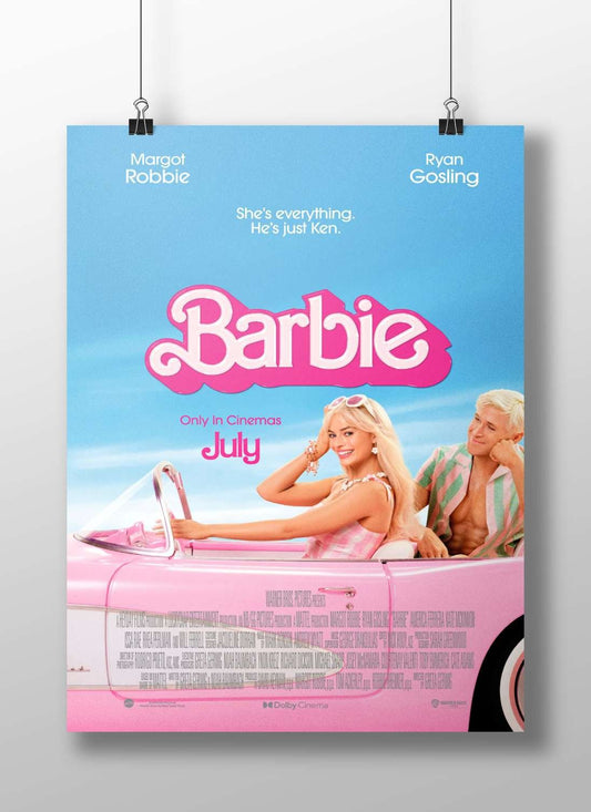 The 2023 "Barbie" film (part of the Barbie franchise, starring Margot Robbie and Ryan Gosling)