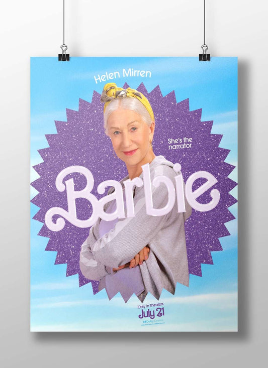 The 2023 film "Barbie" (franchise) Barbie Dream Pop Art Poster
