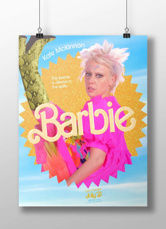 The 2023 film "Barbie" (Warner Bros. franchise) Barbie Dreamhouse - Pop Art Poster