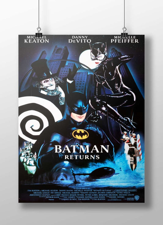 The film "Batman Returns" (1992), part of the Batman franchise. Batman Returns - Gotham Noir