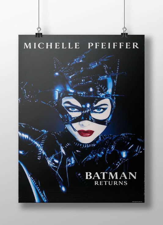 Catwoman (from Batman Returns, portrayed by Michelle Pfeiffer) Catwoman - Noir Icon Poster