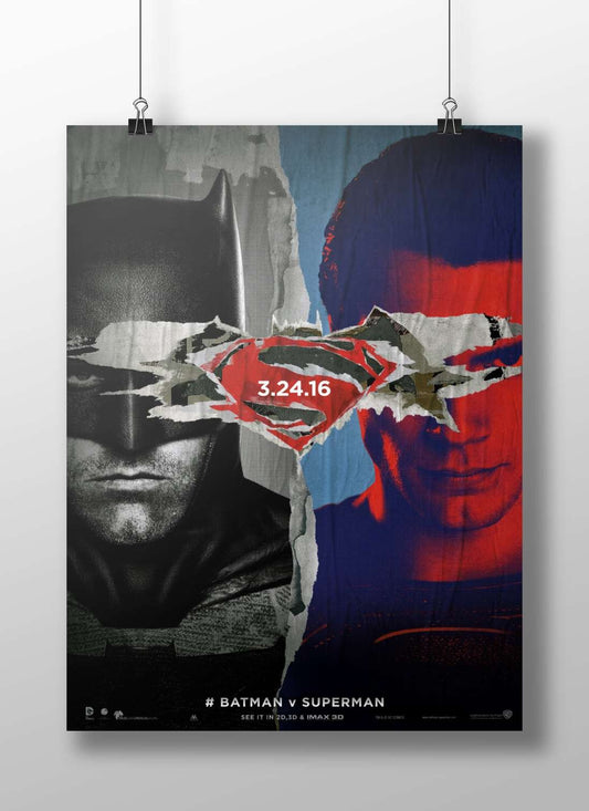 Batman v Superman (DC Comics franchise movie) Batman V Superman - Dark Knight Duo Poster