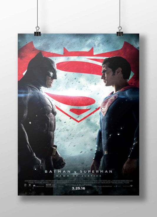 Batman and Superman (DC Comics characters) from the movie "Batman v Superman: Dawn of Justice".