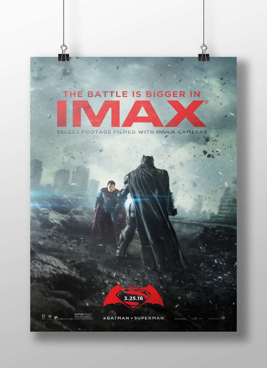 Batman v Superman (DC Comics franchise film) Bruce Wayne Vs Superman - Dc Superheroes Poster