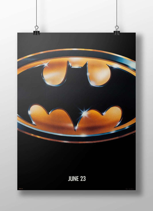 Batman (1989 film) logo Batman - Iconic 1989 Logo Poster