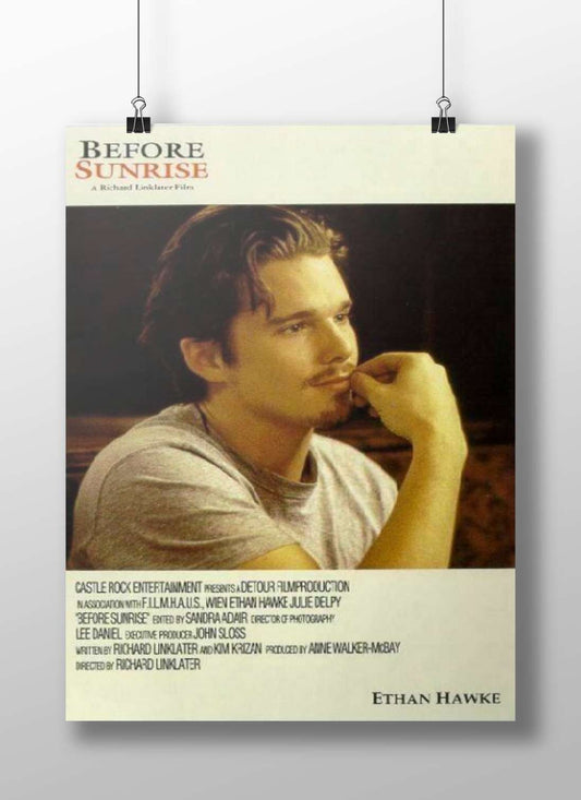 Before Sunrise (film) starring Ethan Hawke Before Sunrise - Eternal Goodbye Poster
