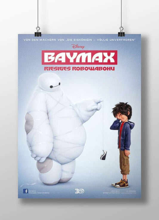 Baymax (character from Disney's Big Hero 6 franchise, confirmed by OCR text referencing "Die Eiskönigin"