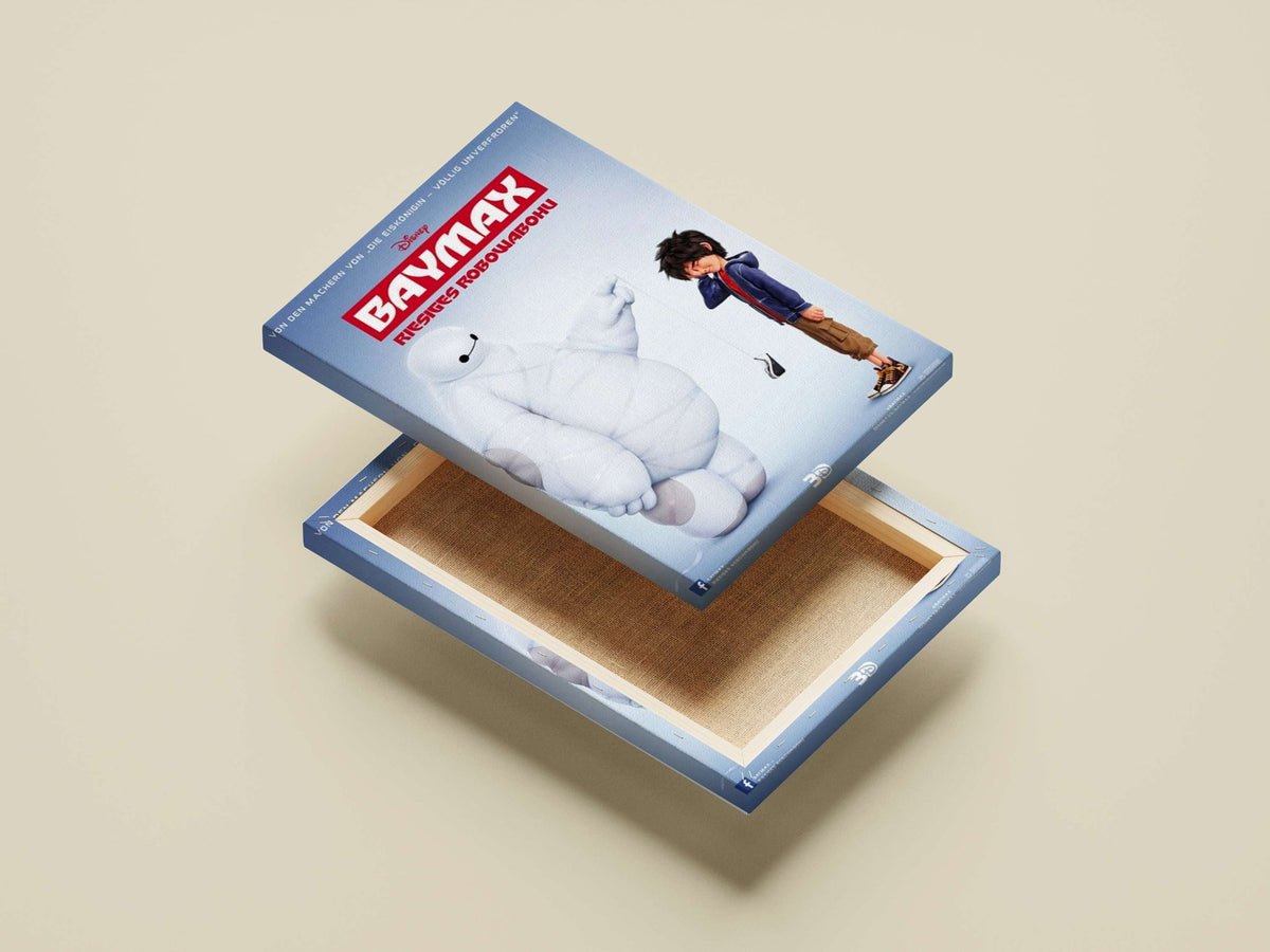 Baymax (character from Disney's Big Hero 6 franchise, confirmed by OCR text referencing "Die Eiskönigin"