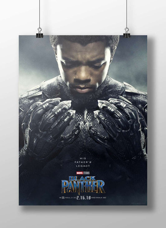 T'Challa from Marvel's Black Panther franchise T'Challa - King Of Wakanda Poster