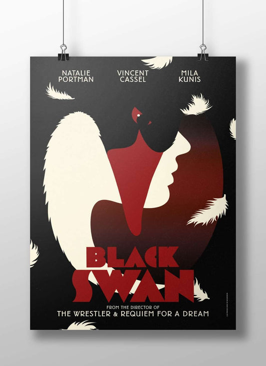The movie "Black Swan" (starring Natalie Portman, Vincent Cassel, Mila Kunis) Black Swan - Abstract