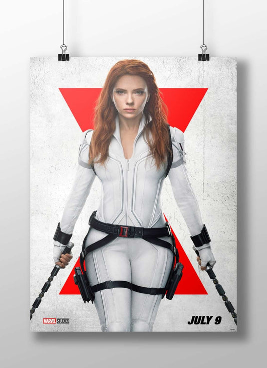 Natasha Romanoff (Black Widow) from Marvel Cinematic Universe Black Widow - Heroine Pop Art Poster