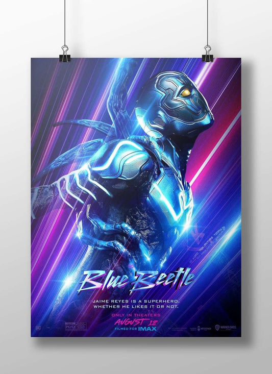 Jaime Reyes as Blue Beetle (DC Comics superhero) Jaime Reyes - Blue Beetle Poster