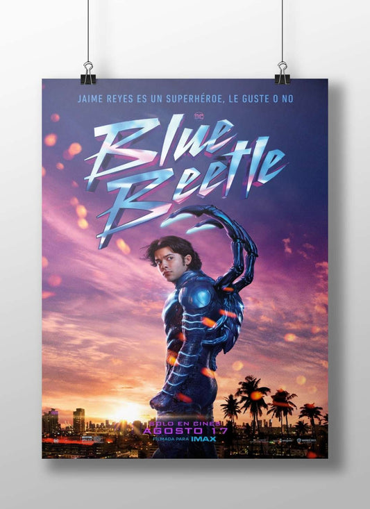 Jaime Reyes as Blue Beetle (DC superhero) Jaime Reyes - Blue Beetle Poster