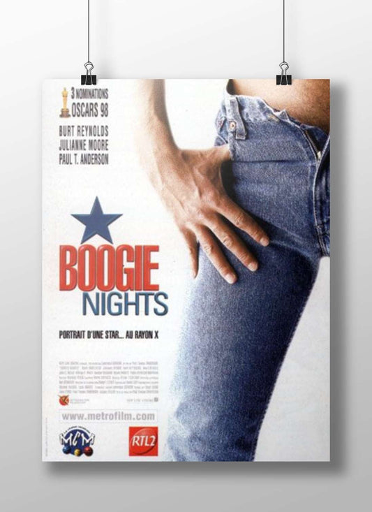 Boogie Nights Malcolm Macdowell - Neon Nightlife Poster