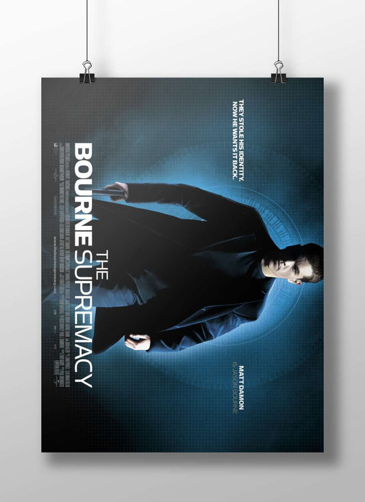 The Bourne Supremacy (film in the Bourne franchise) Jason Bourne - Escape Blueprint Poster
