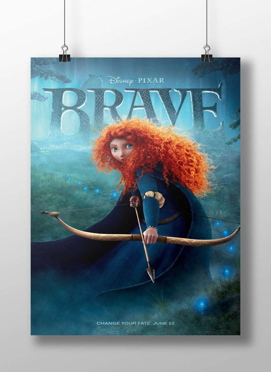 Disney Pixar's "Brave" (franchise, animated film) Merida - Brave Heart Poster