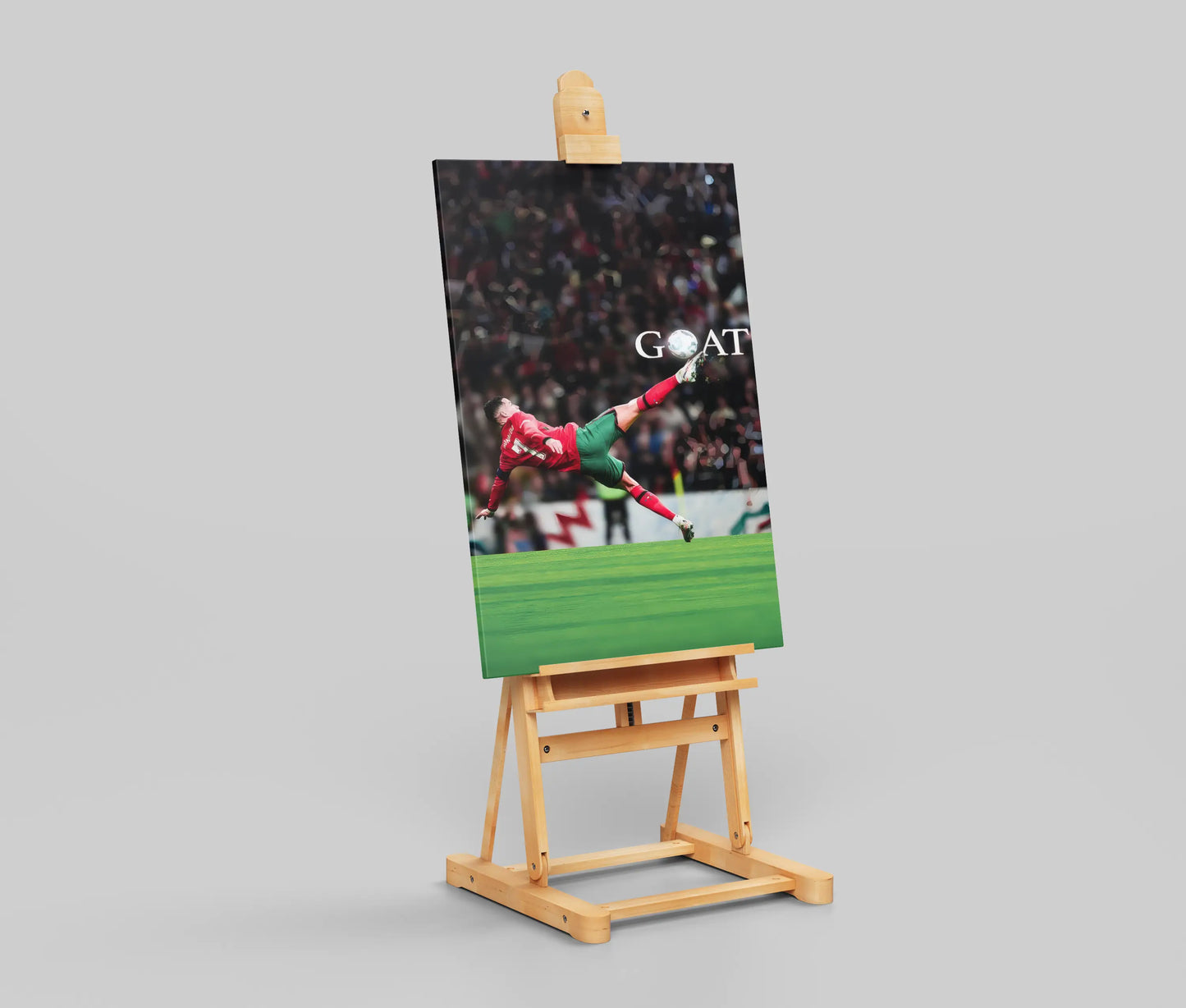 Cristiano Ronaldo Bicycle Kick Poster – GOAT Football Wall Art for Fans