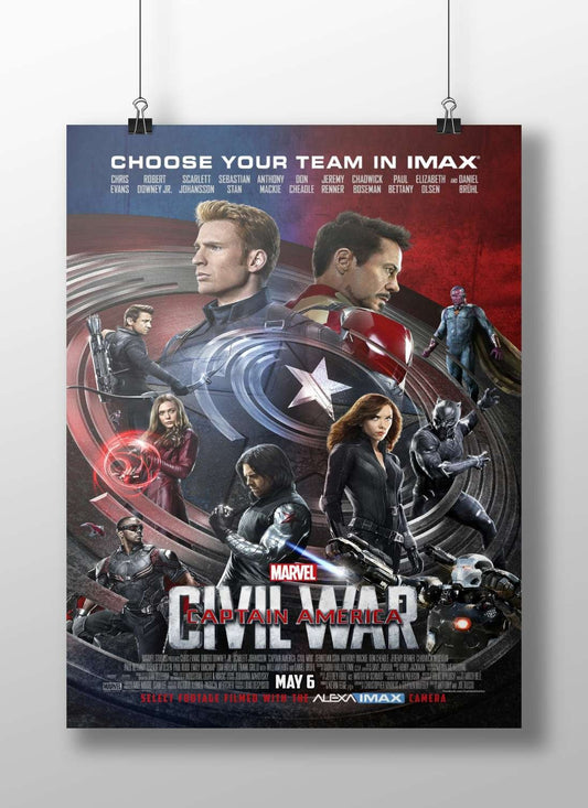 Captain America: Civil War (Marvel Cinematic Universe film) Steve Rogers - First Avenger Poster
