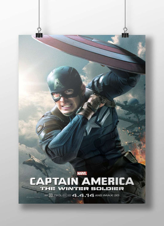 Captain America (Steve Rogers), Marvel Cinematic Universe Captain America - Iconic Hero Poster