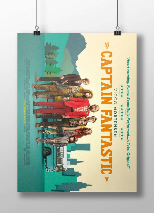 Captain Fantastic (movie) Captain - Life-Changing Adventure Poster